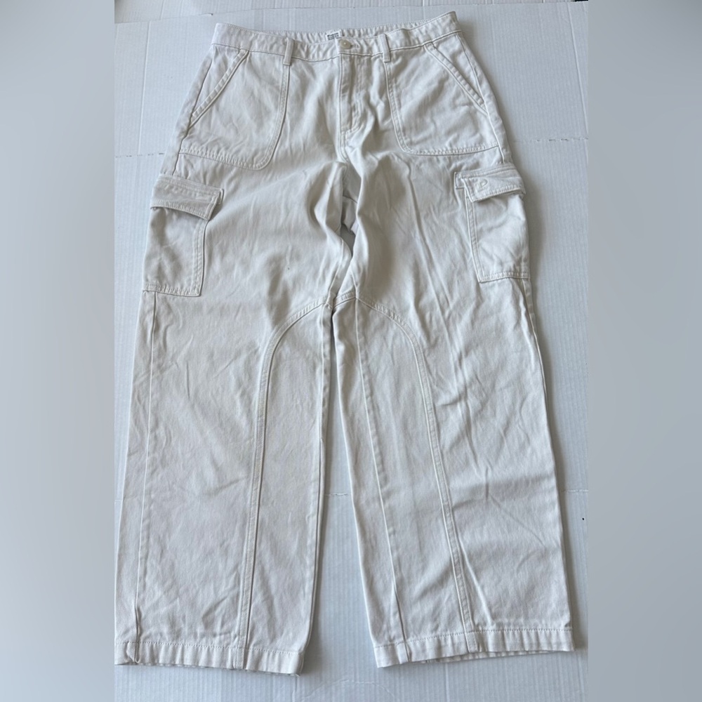 Pink Victorias Secret Utility Cargo Pants High Rise Size L